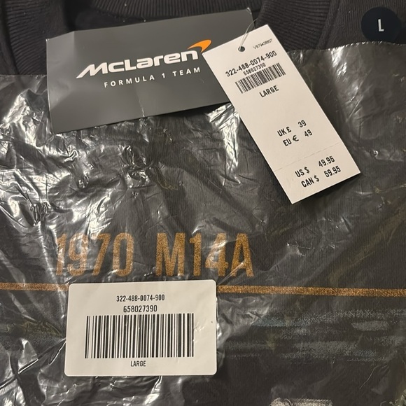 Hollister MCLAREN GRAPHIC CREW SWEATSHIRT - Size L - Picture 3 of 3